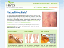 Tablet Screenshot of hives.org
